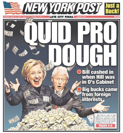 The New York Post (NY Post) is an American conservative 2 daily tabloid newspaper published in New York City. . New york post cover today